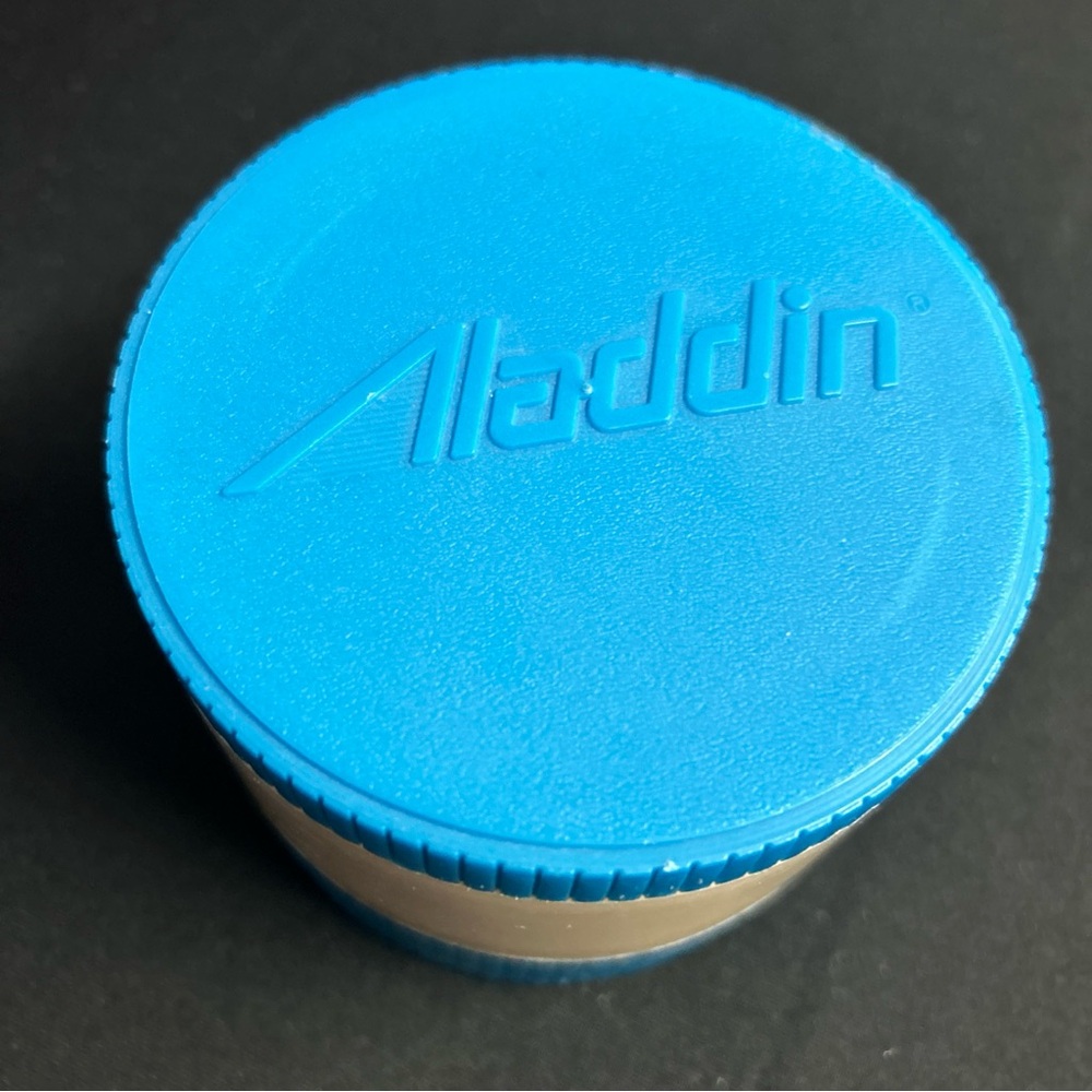 Aladdin Insulated Soup‎ Thermo Jar Canister Model #7000 Blue White Vintage